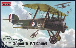 Roden 1:72 53 Sopwith F.1 Camel w/Bentley