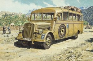Roden 1:72 721 Opel Blitz Omnibus model W.39 Ludewig-bu