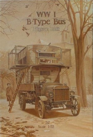 Roden 1:72 737 Type B WWI Bus Pigeon Loft