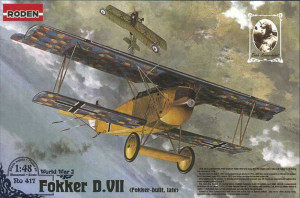 Roden 1:48 417 Fokker D.VII F (late)