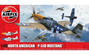 Airfix 1:48 A05138 North American P51-D Mustang(Filletless Tails)