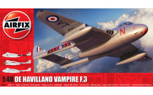 Airfix 1:48 A06107 de Havilland Vampire T.3