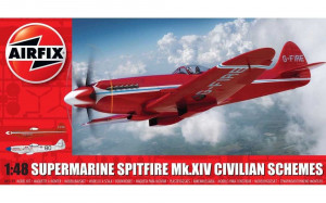 Airfix 1:48 A05139 Supermarine Spitfire MkXIV Race Schemes