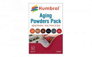 Humbrol  AV0020 HUMBROL Aging powders mixed pack - 6 x 9ml - NEU
