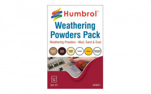 Humbrol  AV0021 HUMBROL Weathering powders mixed pack - 6 x 9ml