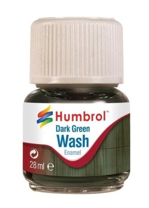 Humbrol  AV0203 Humbrol Enamel Wash Dark Green 28 ml