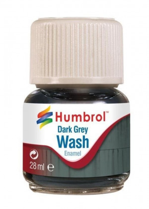 Humbrol  AV0204 Humbrol Enamel Wash Dark Grey 28 ml