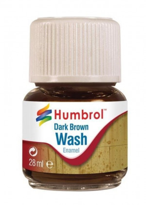 Humbrol  AV0205 Humbrol Enamel Wash Dark Brown 28 ml