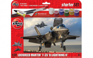 Airfix 1:72 A55010 Starter Set - Lockheed Martin F-35B Lightning II - NEU