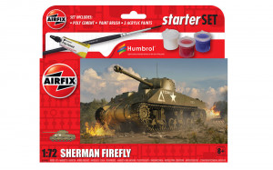 Airfix 1:72 A55003 Small Beginners Set Sherman Firefly