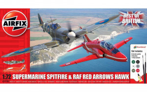 Airfix 1:72 A50187 Best of British Spitfire and Hawk