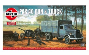 Airfix 1:76 A02315V Opel Blitz & Pak 40 Gun, Vintage Classic