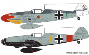 Airfix 1:72 A02029B Messerschmitt Bf109G-6