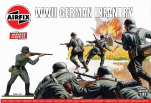 Airfix 1:32 A02702V WIWII German Infantry