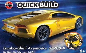 Airfix  J6026 QUICKBUILD Lamborghini Aventador - Yellow - NEU