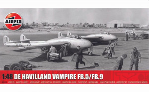 Airfix 1:48 A06108 De Havilland Vampire FB.5/FB.9 - NEU
