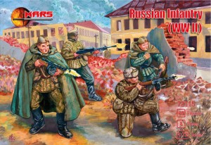 Mars Figures 1:72 MS72115 WWII Russian infantry