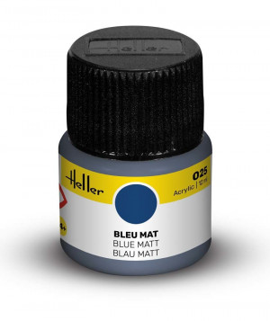 Heller  9025 Acrylfarbe 025 Blau matt 12ml Modellbaufarbe