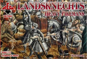 Red Box 1:72 RB72068 Landknechts (Heavy pikemen), 16th centur