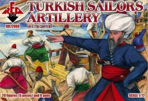 Red Box 1:72 RB72080 Turkish sailor artillery,16-17th century