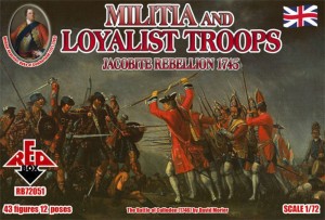 Red Box 1:72 RB72051 Militia+Loyalist Troops 1745,Jacobite R.