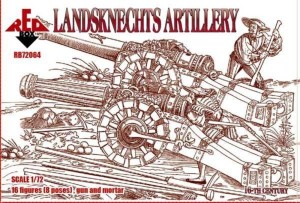 Red Box 1:72 RB72064 Landsknechts (Artillery), 16th century