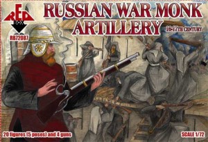 Red Box 1:72 RB72087 Russian war monk artillery,16-17th centu