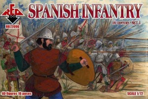 Red Box 1:72 RB72096 Spanish infantry, 16th century, set 1