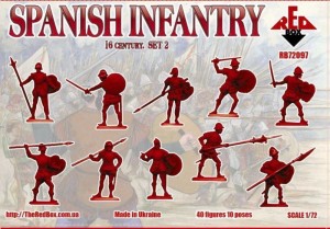 Red Box 1:72 RB72097 Spanish infantry, 16th century, set 2
