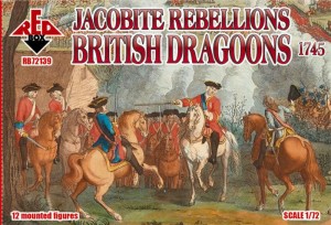 Red Box 1:72 RB72139 Jacobite Rebellion. British dragoons 1745