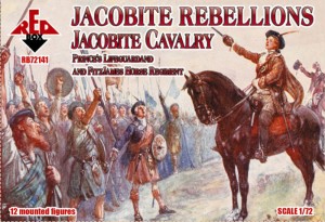 Red Box 1:72 RB72141 Jacobite Rebellion.Jacobite Cavalry.Prince Lifeguard a.FitzJames Horse Regiment