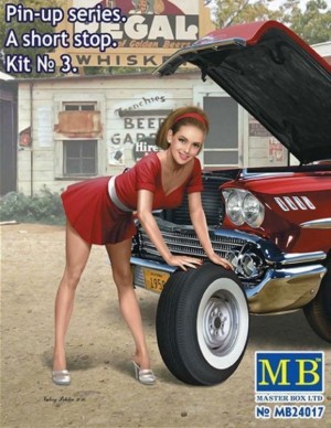 Master Box Ltd. 1:24 MB24017 Pin-up series.A short stop.Kit No.3