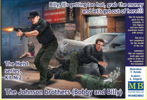 Master Box Ltd. 1:24 MB24065 The Heist series,Kit#2. The Johnson brothers (Bobby and Billy)