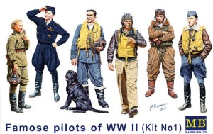 Master Box Ltd. 1:32 MB3201 Famous WWII pilots set