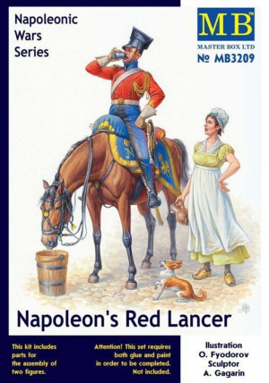Master Box Ltd. 1:32 MB3209 Napoleon's Red Lancer, Napoleonic Wars S Serie