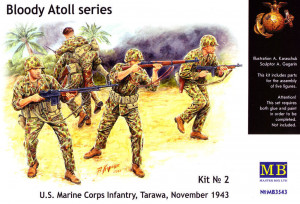 Master Box Ltd. 1:35 MB3543 'Bloody Atol' U.S. Marine Corps Infantry