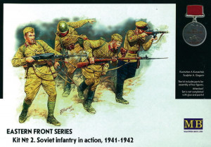 Master Box Ltd. 1:35 MB3523 Soviet Infantry in action 1941-1942 Eastern Front Series