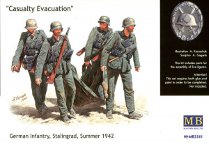 Master Box Ltd. 1:35 MB3541 German Infantry Stalingrad Summer 1942 Casualty Evacuation