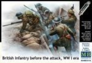 Master Box Ltd. 1:35 MB35114 British infantry before attack,WWI era