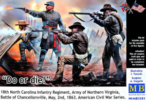 Master Box Ltd. 1:35 MB3581 Do or die!18th Infantry Regiment of North Carolina.U.S. Civil War Series