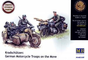 Master Box Ltd. 1:35 MB3548F Kradschutzen: Ger. motorcycle troops