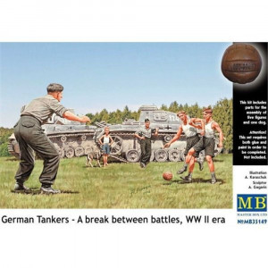 Master Box Ltd. 1:35 MB35149 German tankmen in the break bet. Combats