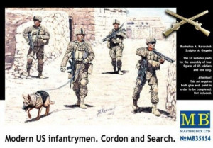Master Box Ltd. 1:35 MB35154 Modern U.S.infantrymen. Cordon and Searc