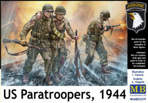 Master Box Ltd. 1:35 MB35219 US Paratroopers, 1944