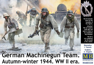 Master Box Ltd. 1:35 MB35220 German Machinegun Team. Autumn-winter 1944. WWII era