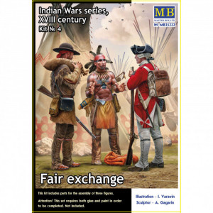 Master Box Ltd. 1:35 MB35222 Fair exchange. Indian Wars Series, XVIII century. Kit No.4 - NEU