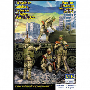 Master Box Ltd. 1:35 MB35223 Ukrainian soldiers Defence of Kyiv March2022 Russian-Ukrainian War serieKit No1