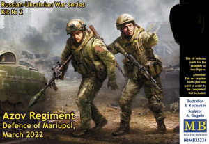 Master Box Ltd. 1:35 MB35224 Russian-Ukrainian War series,Kit No 2.Azov Regiment,Defence of Mariupol,March20