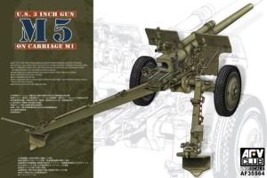 AFV-Club 1:35 35S64 3in Gun M5 On Carriage M1