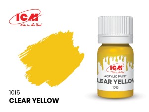 ICM  1015 CLEAR COLORS Clear Yellow bottle 12 ml - NEU